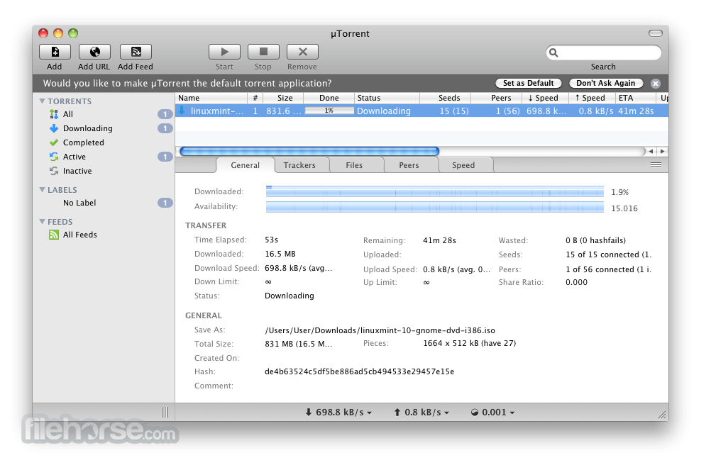 Utorrent for mac 10.7.5